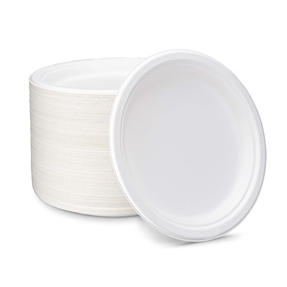 Eco Planet Disposable Bagasse Plates 9 Inch - Image 4