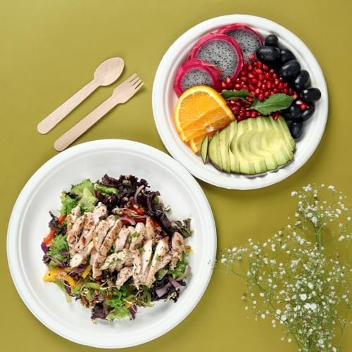 ECO PLANET 100% Natural Disposable Wooden Spoons & Forks Set - Image 4