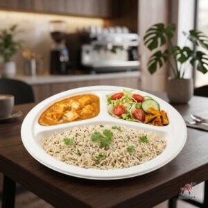 Eco Planet 3-compartment Disposable Bagasse Plates