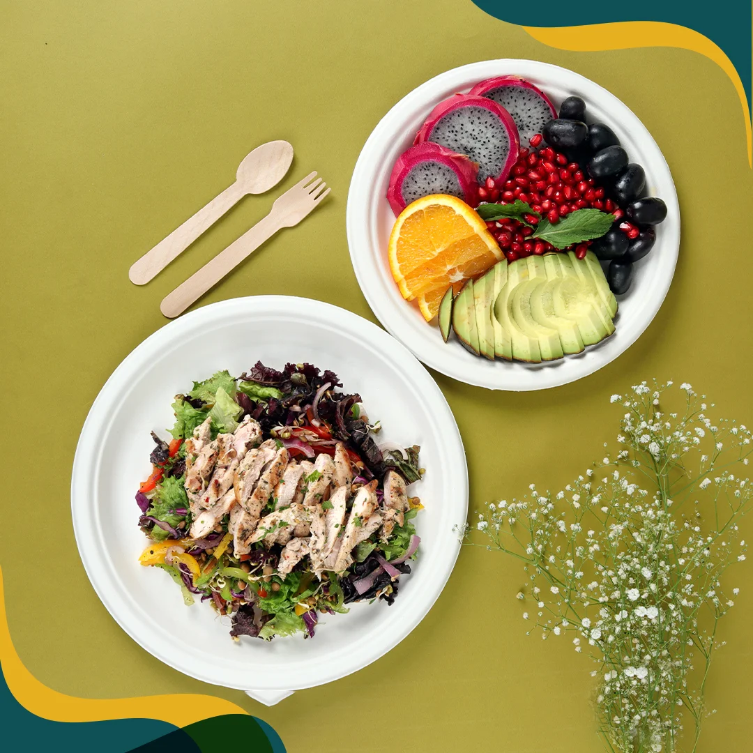 Bagasse Spoon & Fork Set (Pack of 100) - Image 2