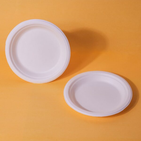 50-Piece Biodegradable Plates